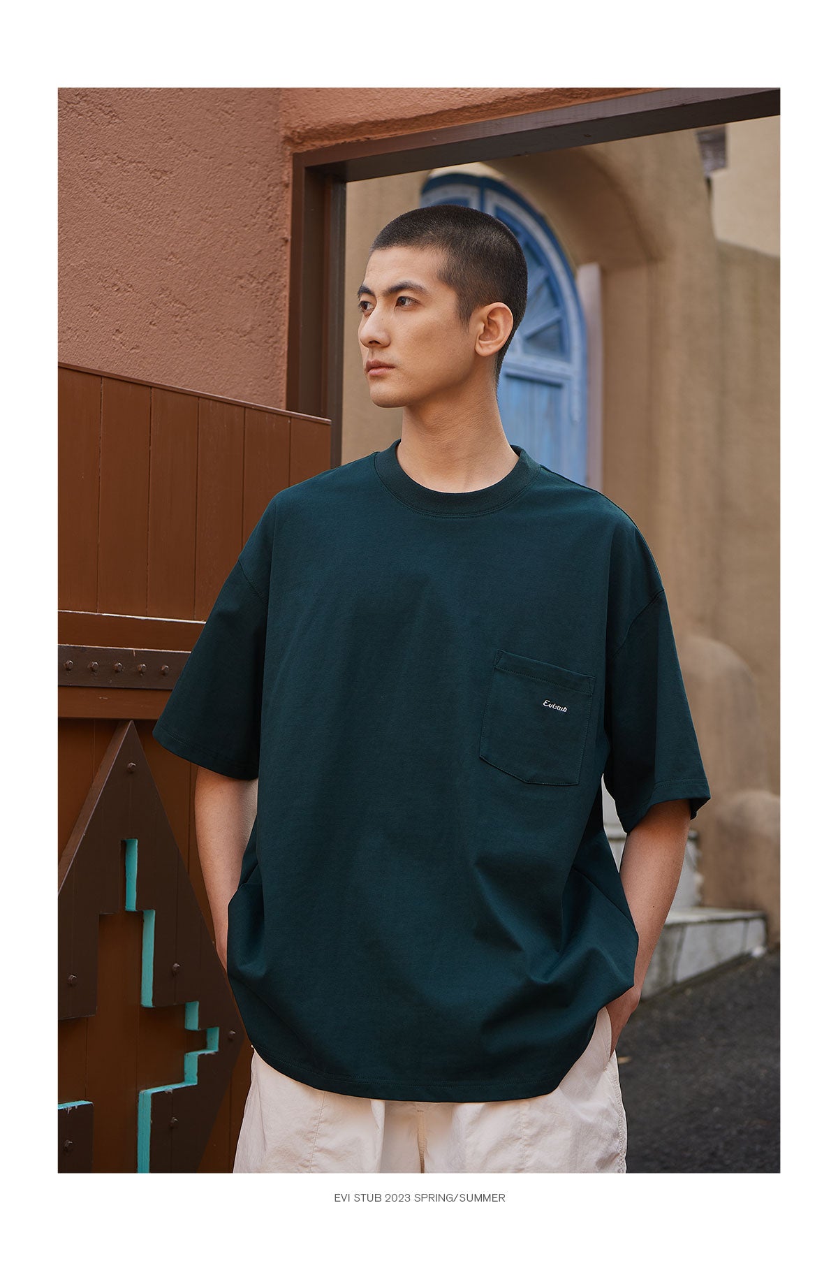 POCKET SHORT-SLEEVED T-SHIRT E41555