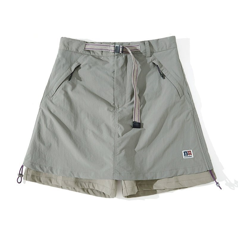LIGHTWEIGHT OUTDOOR MOUNTAIN SYSTEM CAMPING DRAWSTRING SHORTS N73737