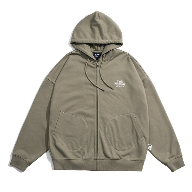 HEAVY FLEECE SWEAT ZIP HOODIE B77655