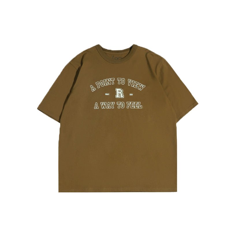 LOOSE ROUND NECK SHORT SLEEVE T-SHIRT L05042