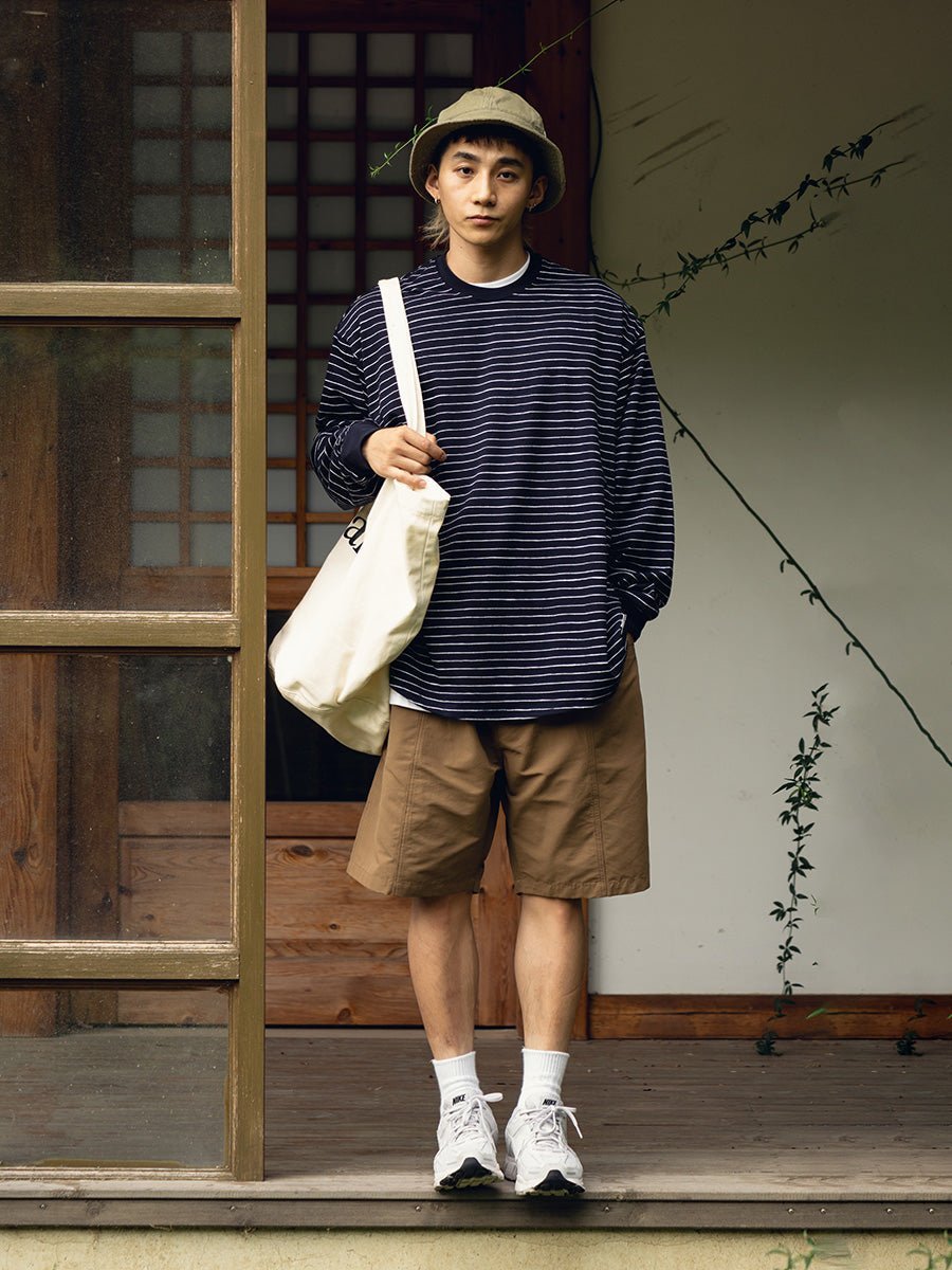 STRIPED LONG-SLEEVED T-SHIRT V92821
