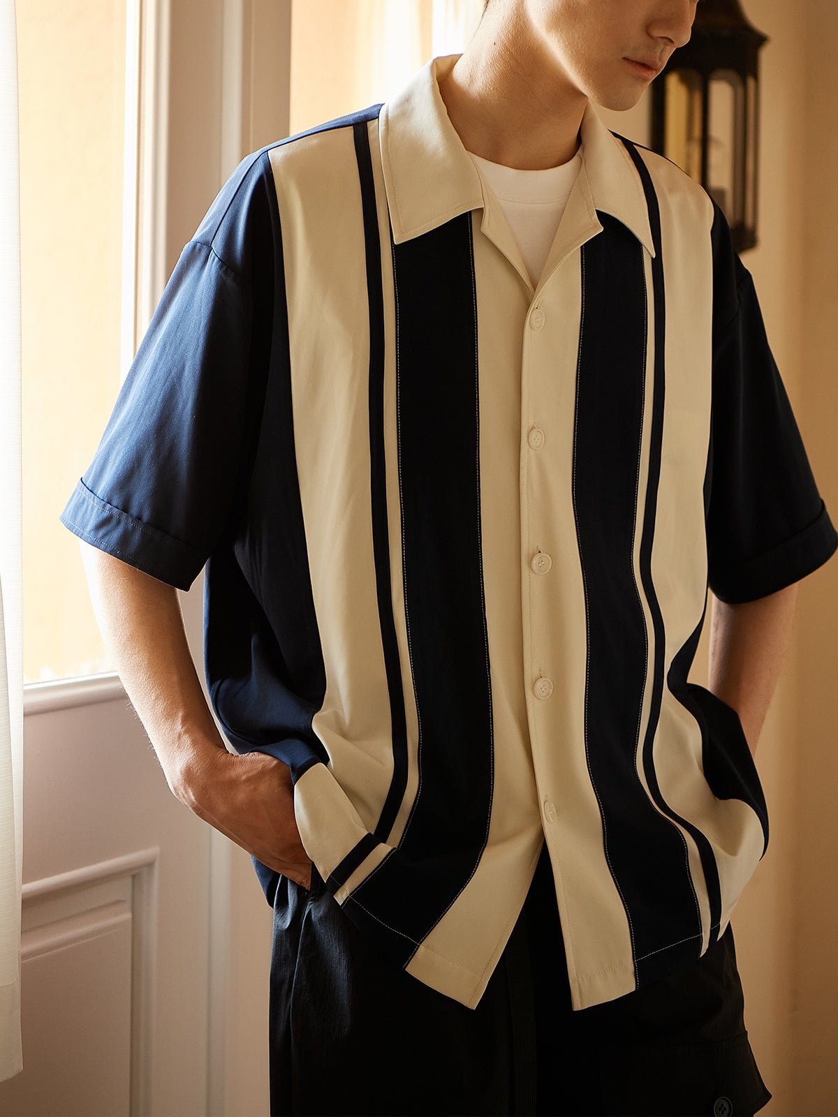 SHORT SLEEVE HAWAIIAN SHIRT E54449