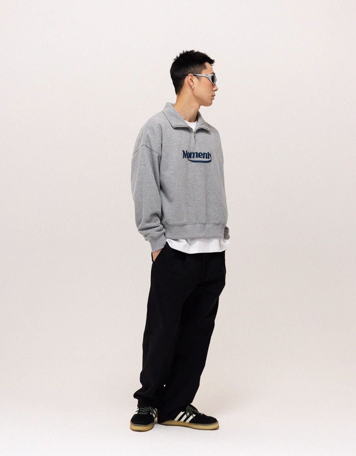 STRAIGHT CASUAL PANTS C14666