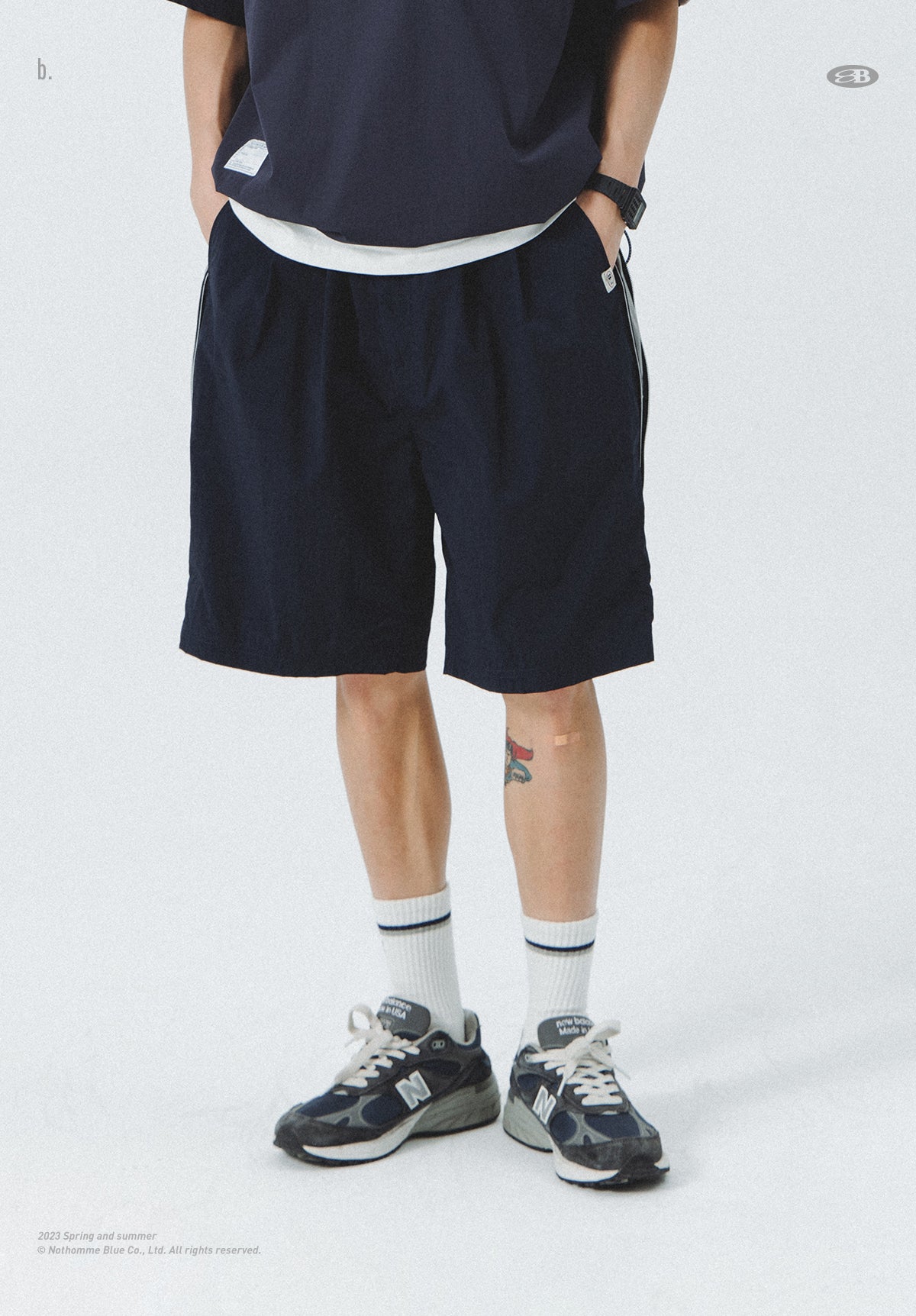THIN 5-PIECE PANTS BREATHABLE QUICK-DRYING SHORTS N57531
