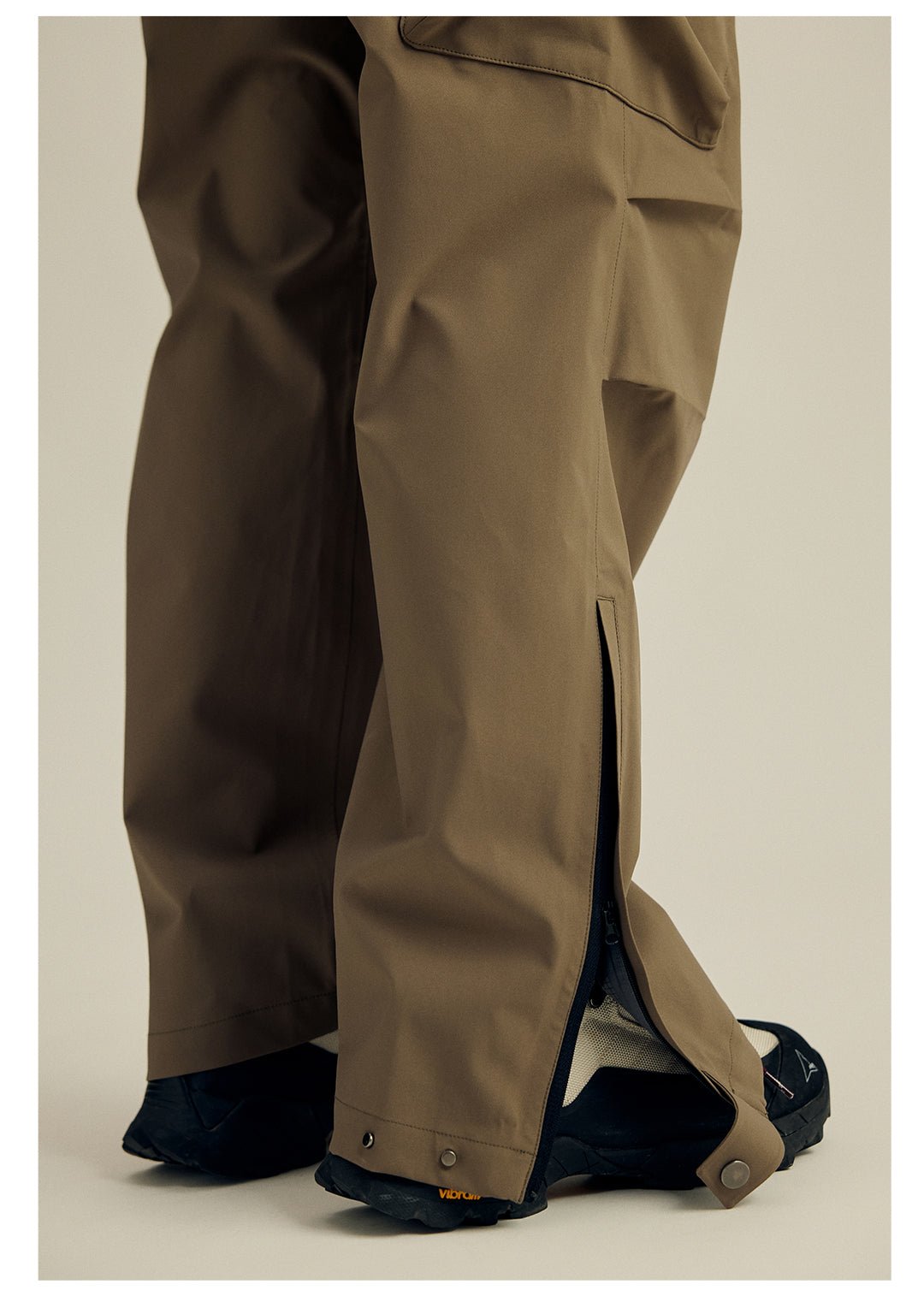 PLEATED ADJUSTABLE LEG WORK PANTS WATERPROOF N39044