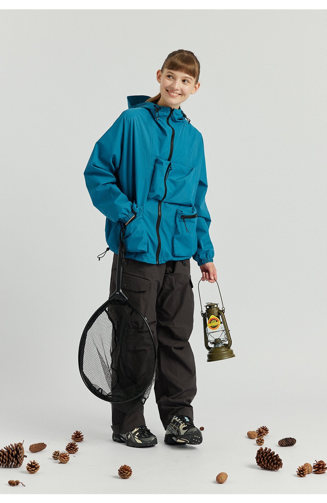 WATERPROOF MULTI-POCKET PERFORATED JACKET N93939
