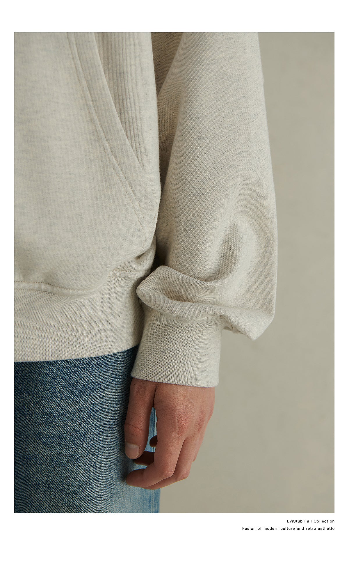 500G HEAVY WEIGHT BASIC RETRO ZIP HOODED SWEATSHIRT E09331