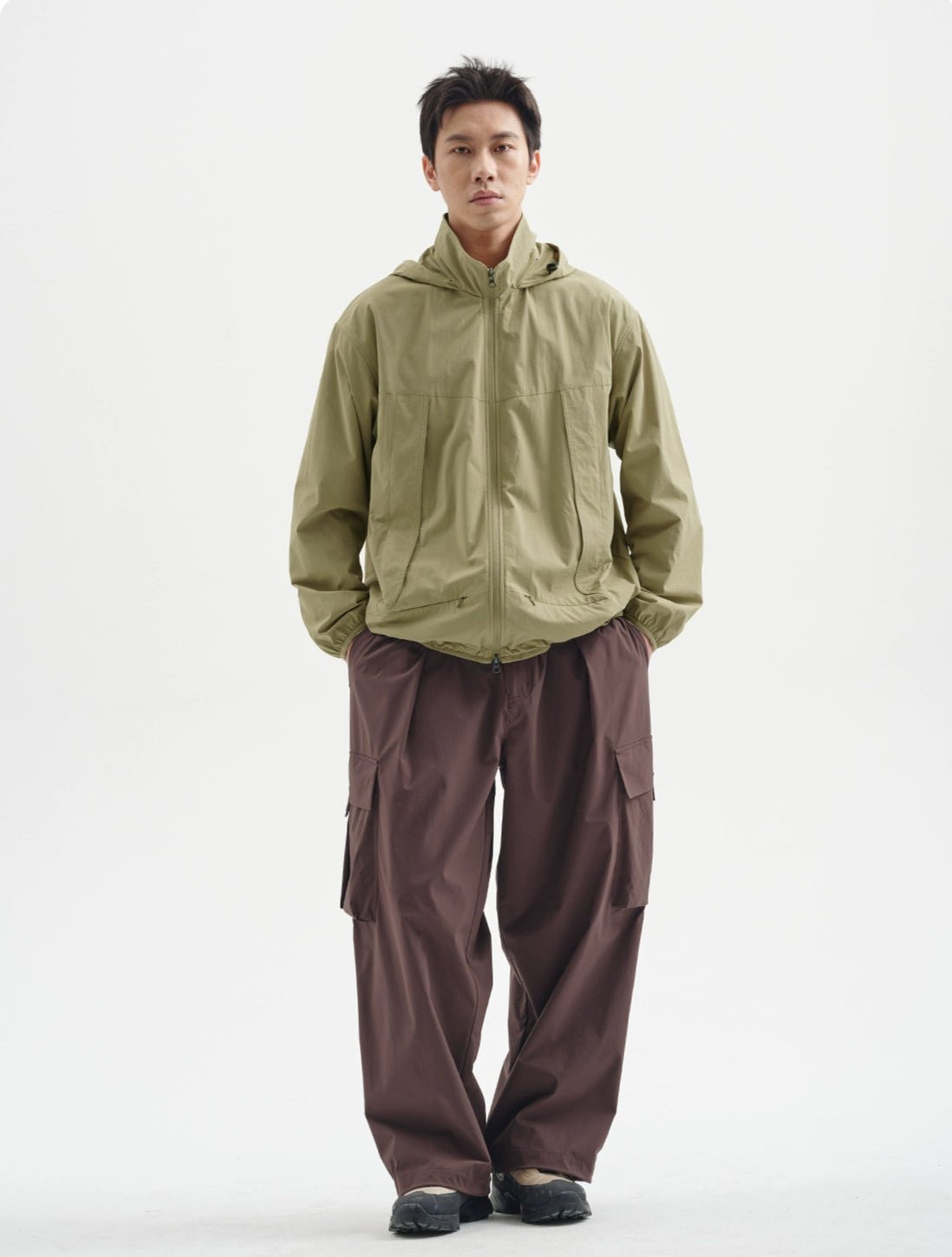 ルーズシルエットメッシュジャケット B042515