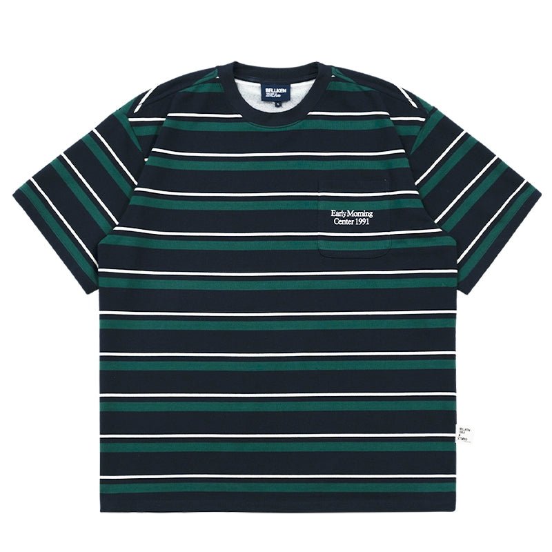 ストライプルーズ 半袖Tシャツ B04191