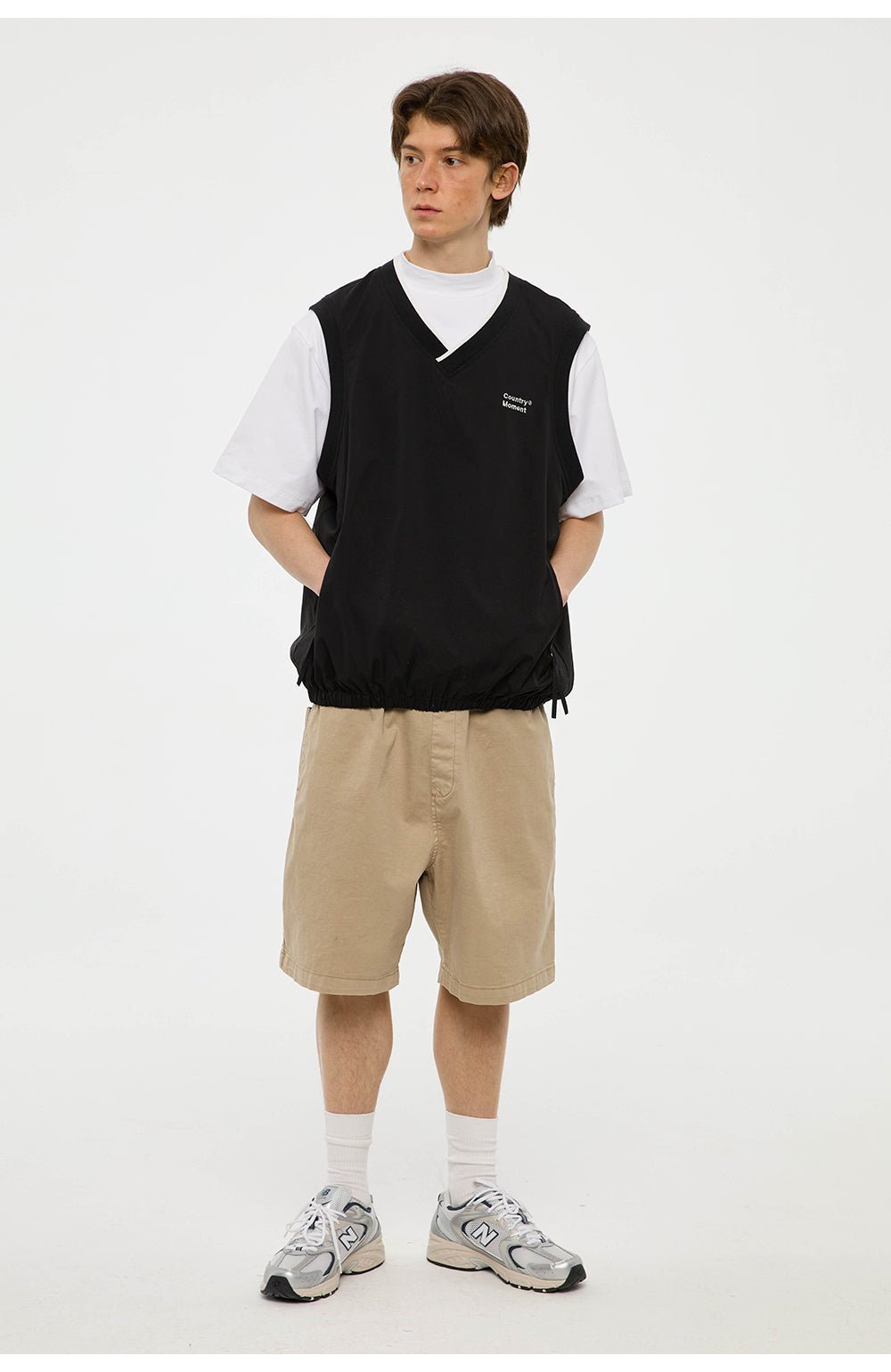 SLEEVELESS VEST JACKET CHECK C63898
