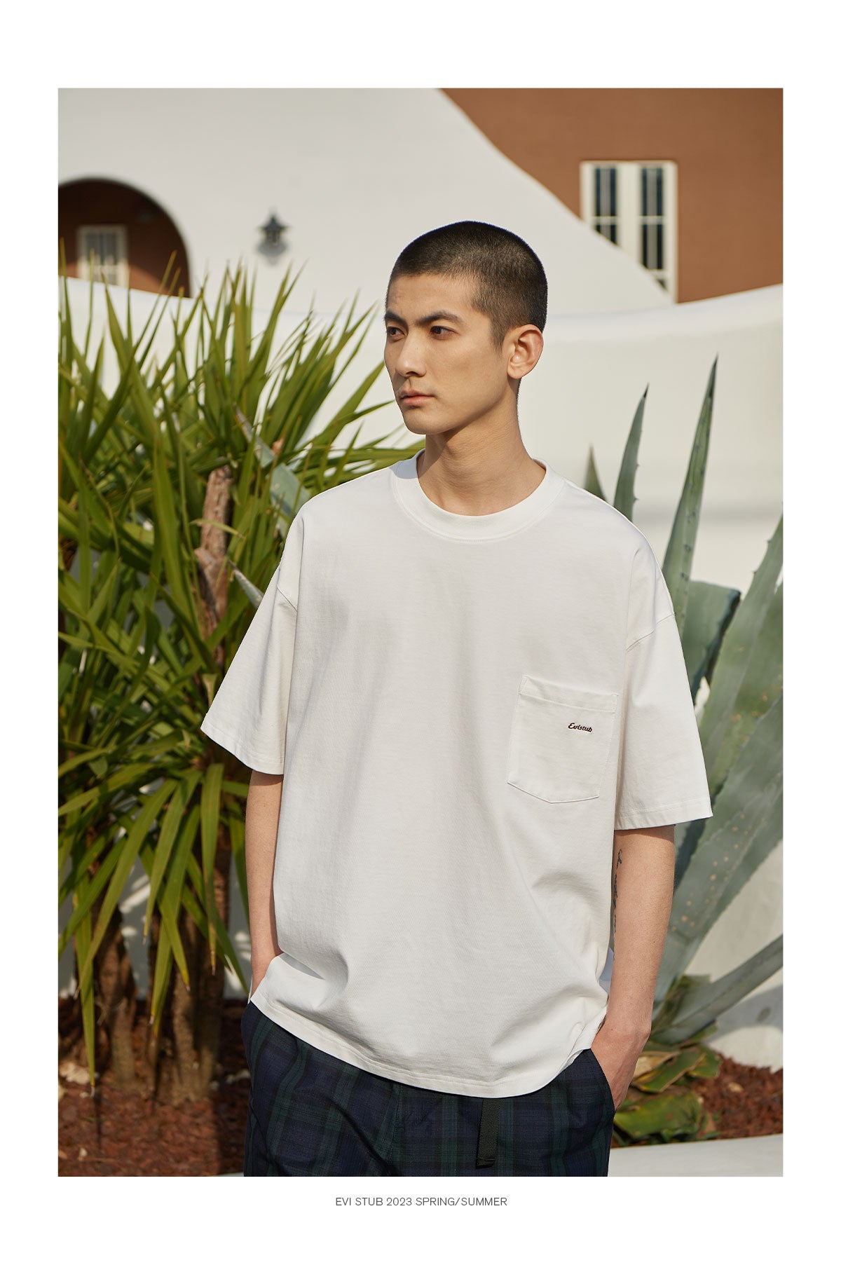 POCKET SHORT-SLEEVED T-SHIRT E41555