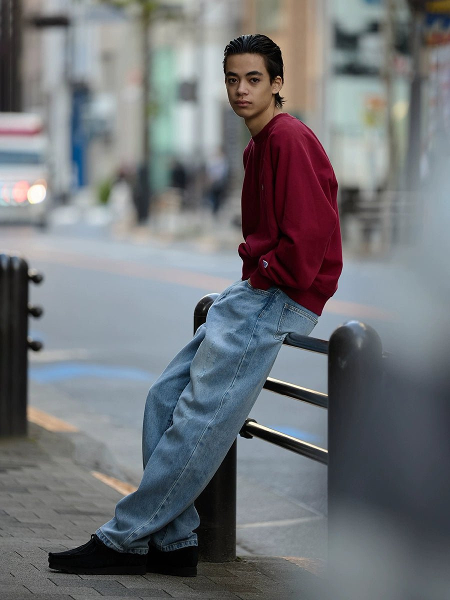 500gヘビークルーネックスウェットシャツ B112210