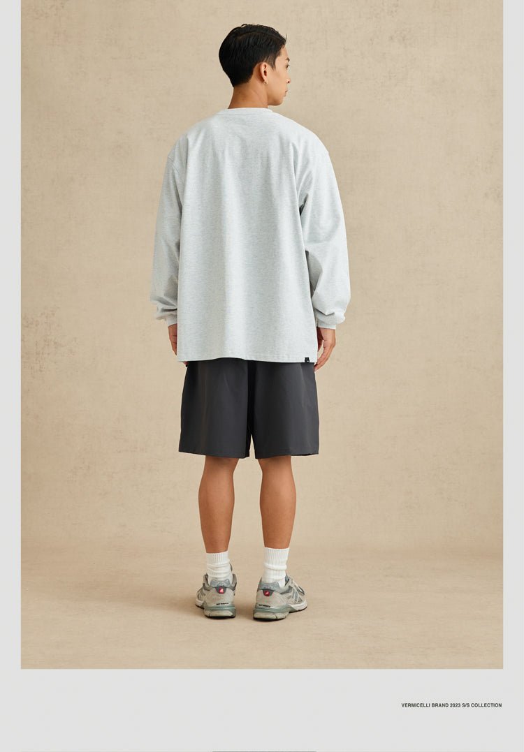 SPORT LOOSE COTTON LONG SLEEVE T-SHIRT V22017