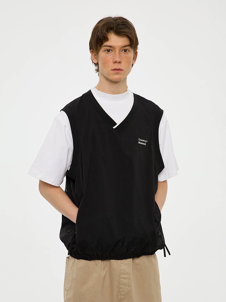 SLEEVELESS VEST JACKET CHECK C63898