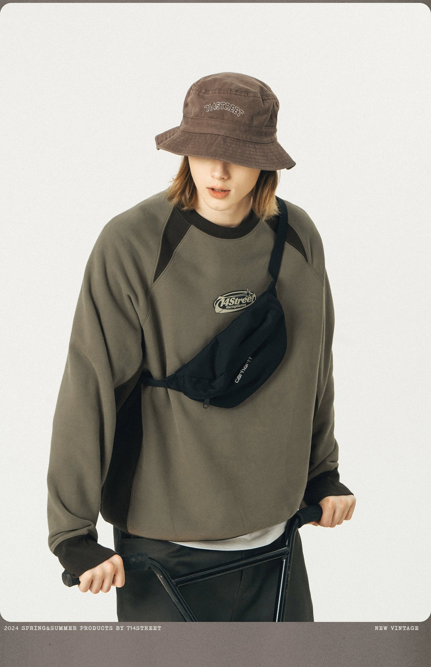 厚手プリント長袖Tシャツベーストレーナー S03223