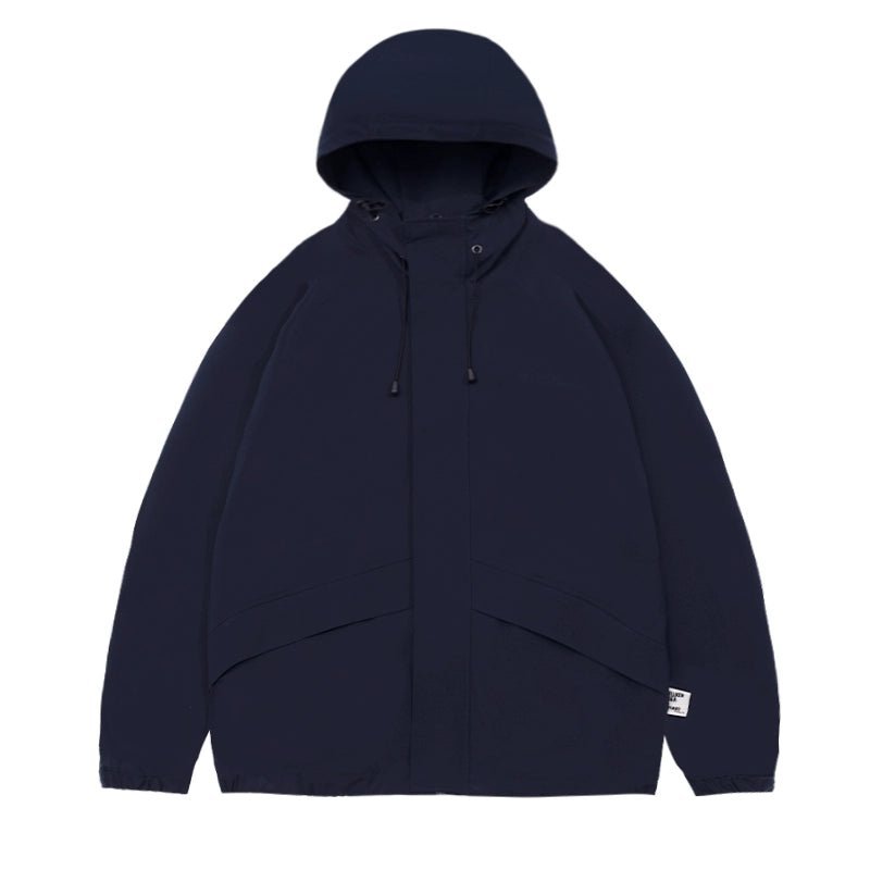 WINDPROOF WATERPROOF HOODED PERFORATED JACKET B57432