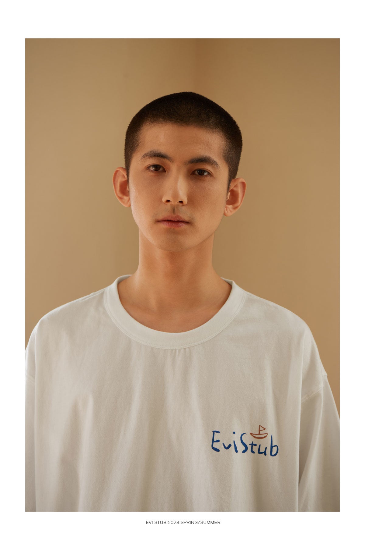 HAND-DRAWN ILLUSTRATION COTTON T-SHIRT E68643