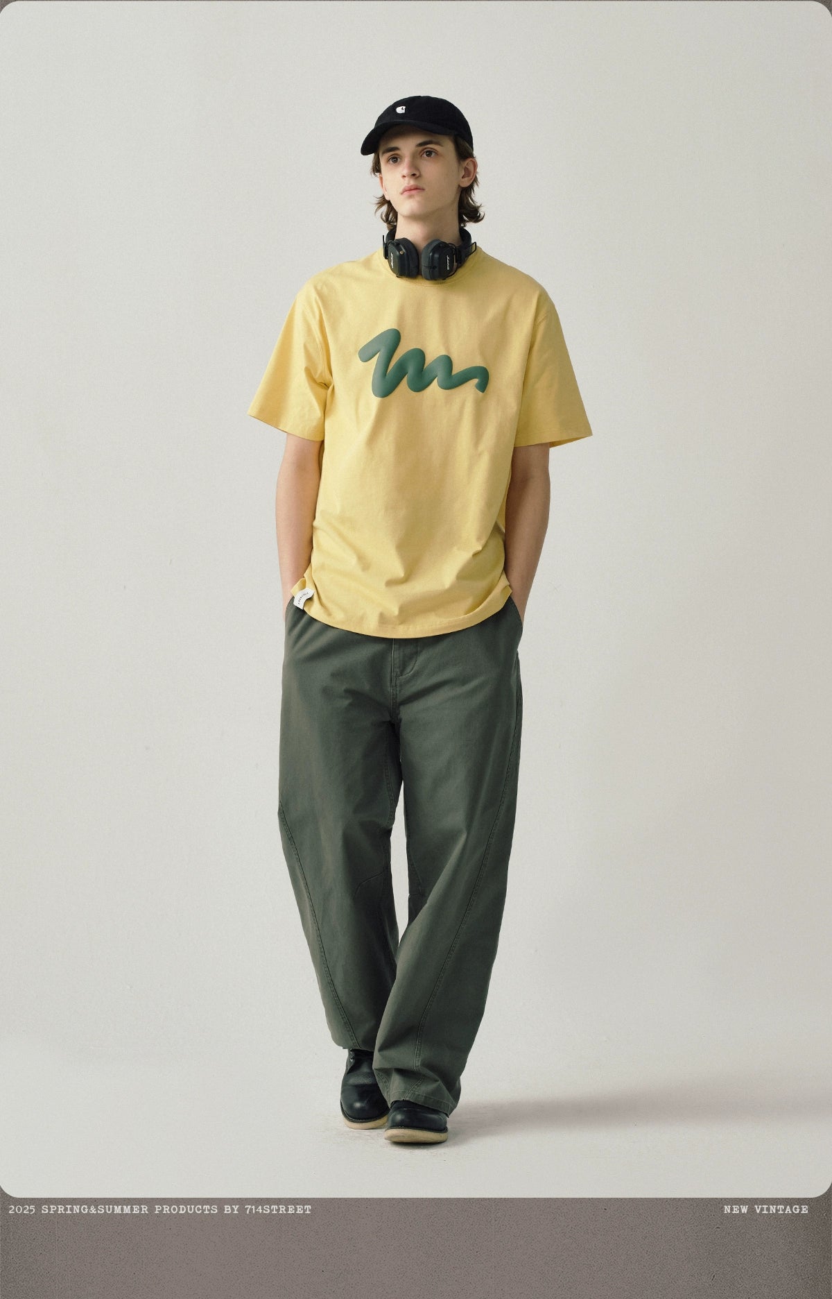 ブランドプリント半袖Tシャツ S050115
