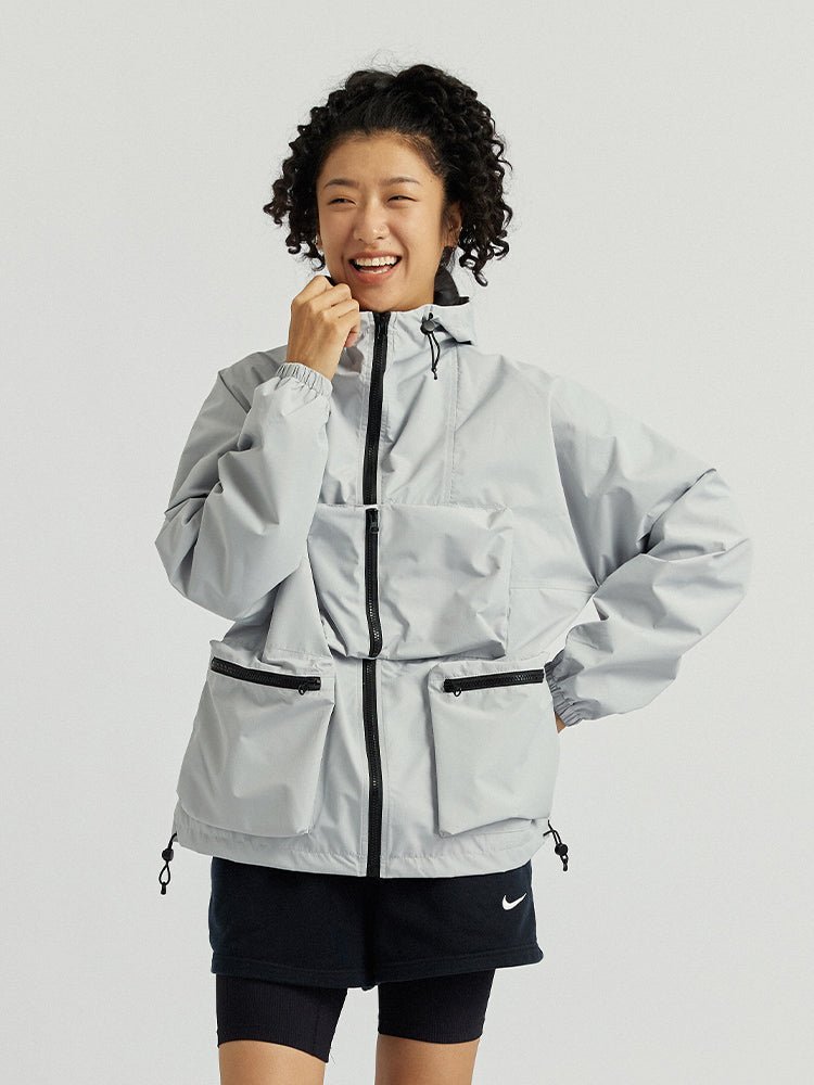 WATERPROOF MULTI-POCKET PERFORATED JACKET N93939