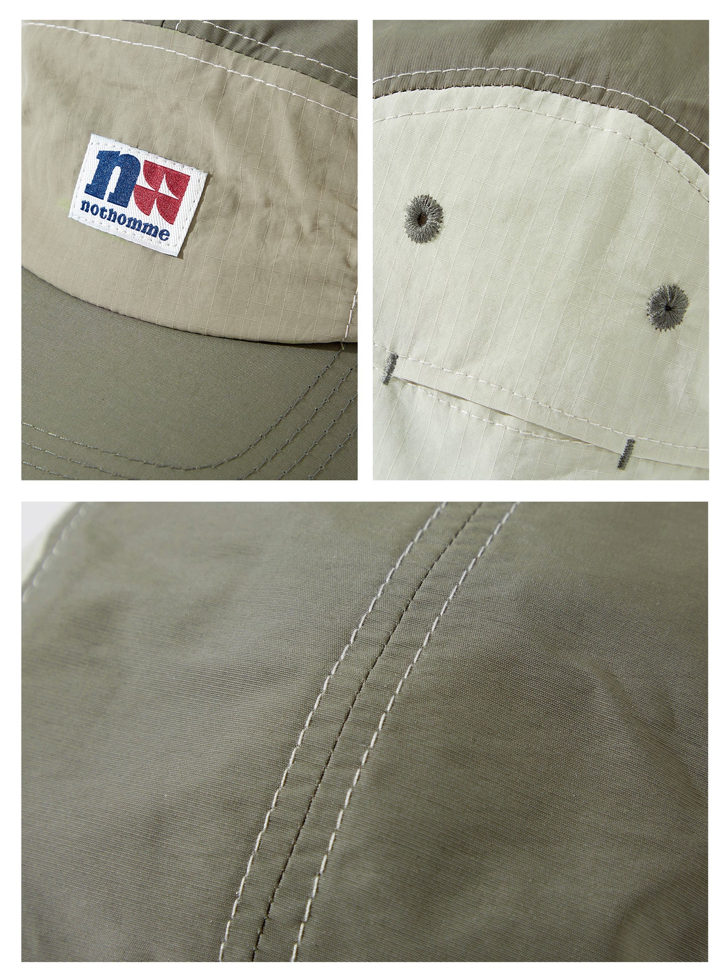 QUICK DRY NYLON 5 PIECE CAP N09211