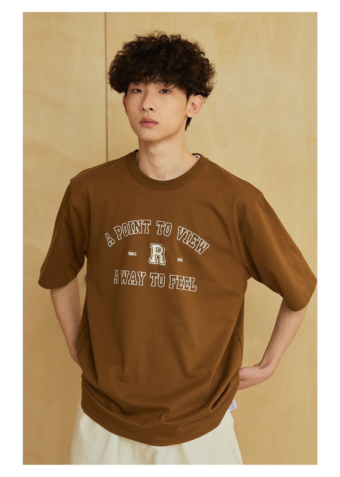 LOOSE ROUND NECK SHORT SLEEVE T-SHIRT L05042