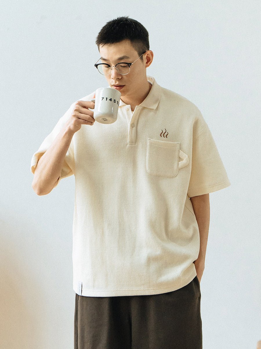 WAFFLE SHORT-SLEEVED T-SHIRT S11174