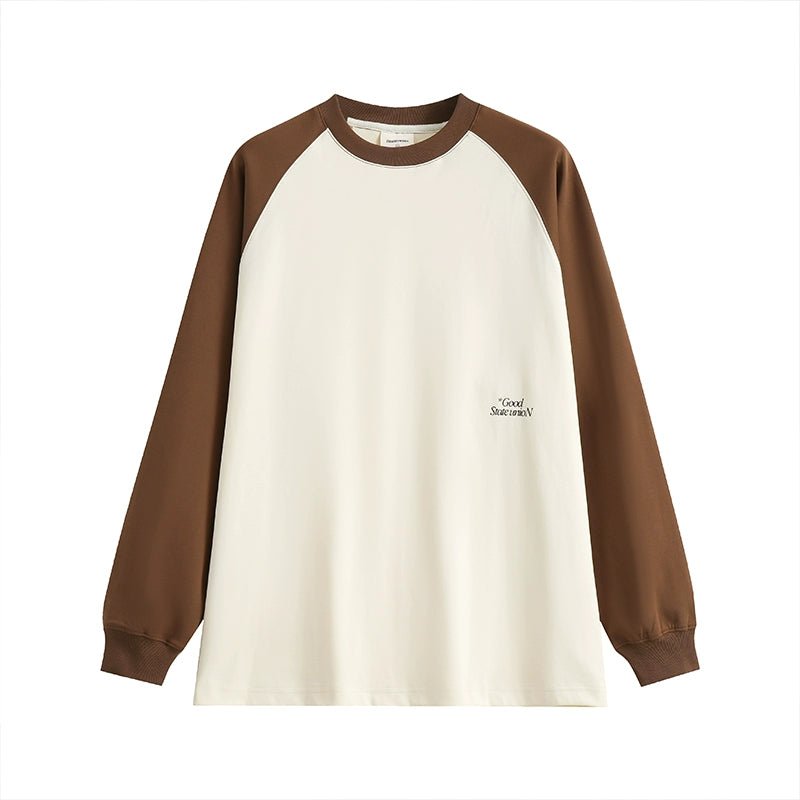 ルーズカジュアルクルーネックスウェットシャツ R01226