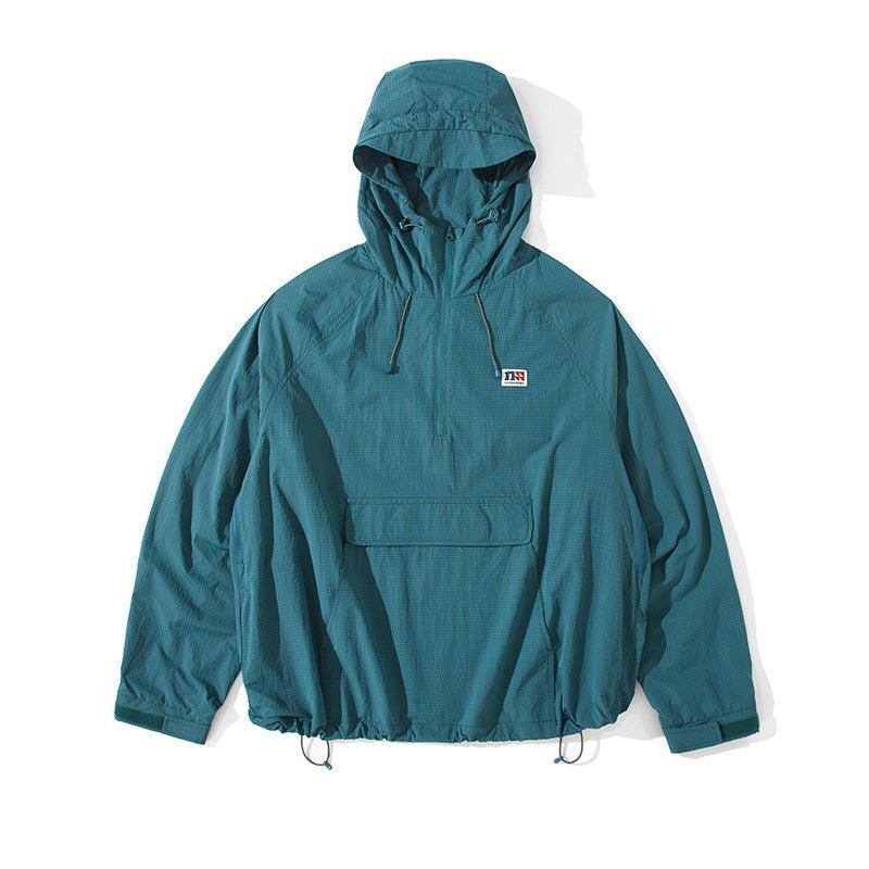 HALF OPEN COLLAR HOODED JACKET UPF50+ N22257