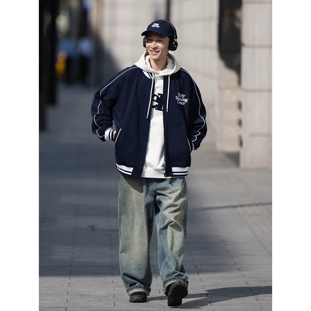 EMBROIDERED BASEBALL JACKET B92734