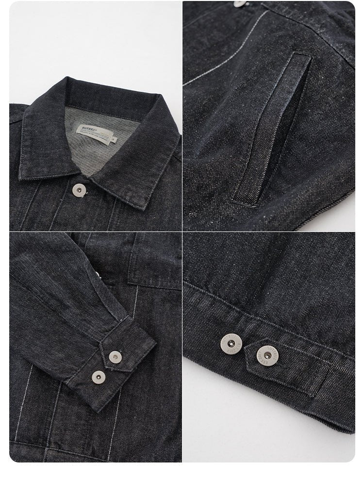 24AW ヴィンテージウォッシュ ディストレストデニムジャケット B10113