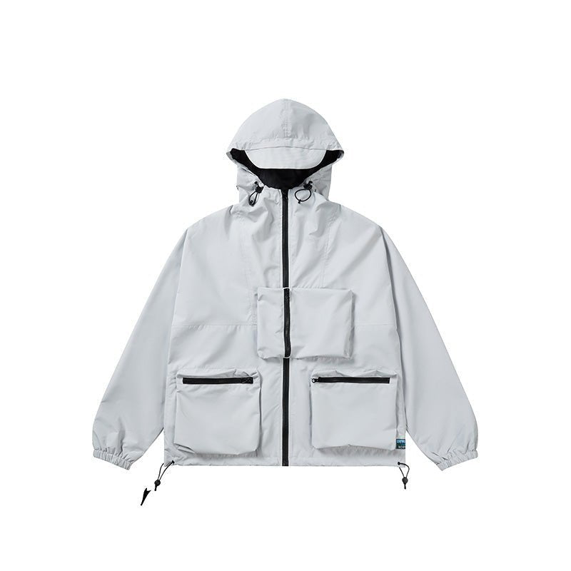 WATERPROOF MULTI-POCKET PERFORATED JACKET N93939