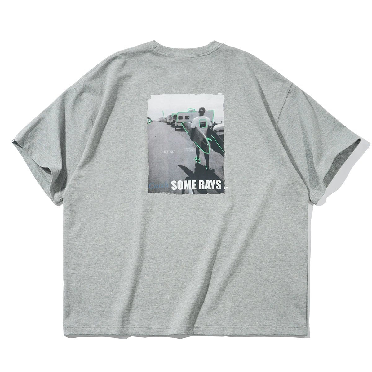 ヘビーコットンレトロカジュアル半袖Tシャツ R06155