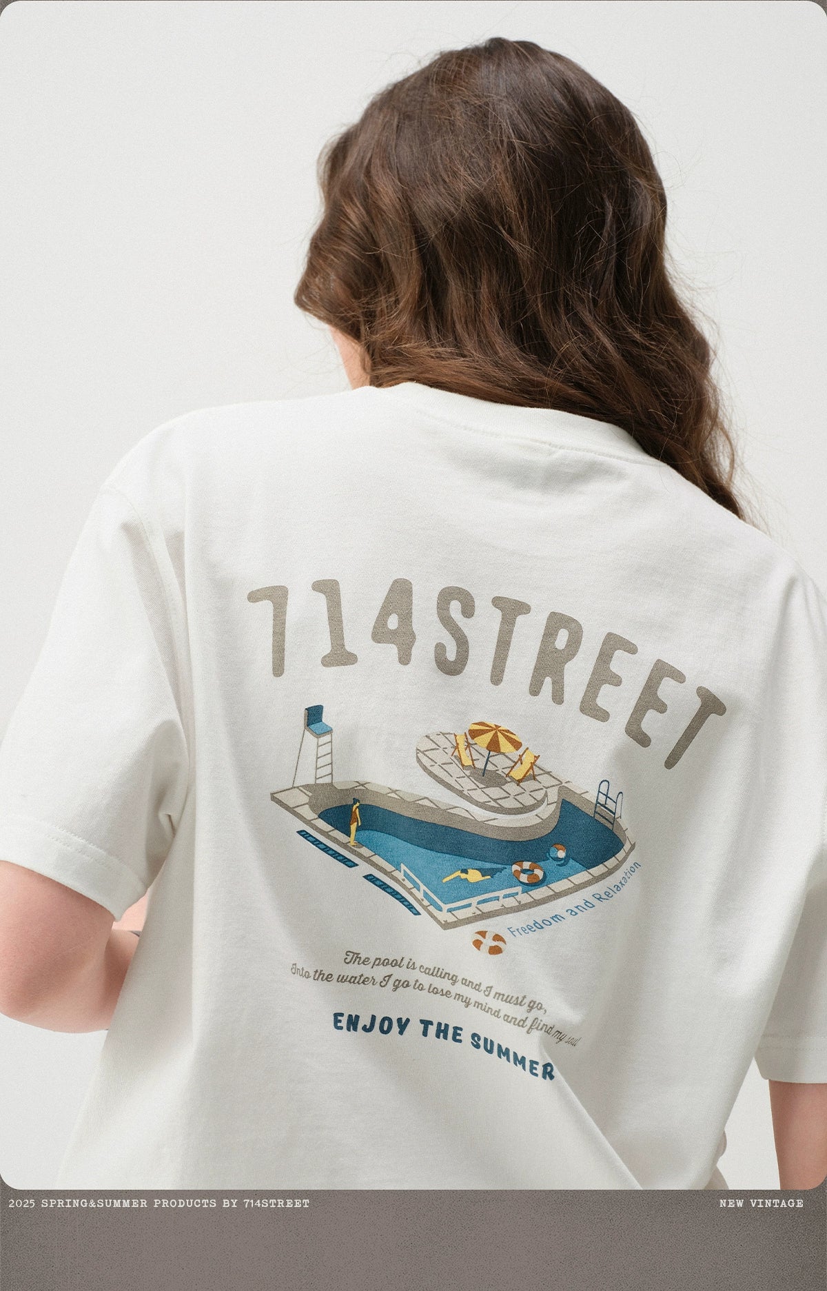 ヘビー260gプールプリントコットン半袖Tシャツ S050124