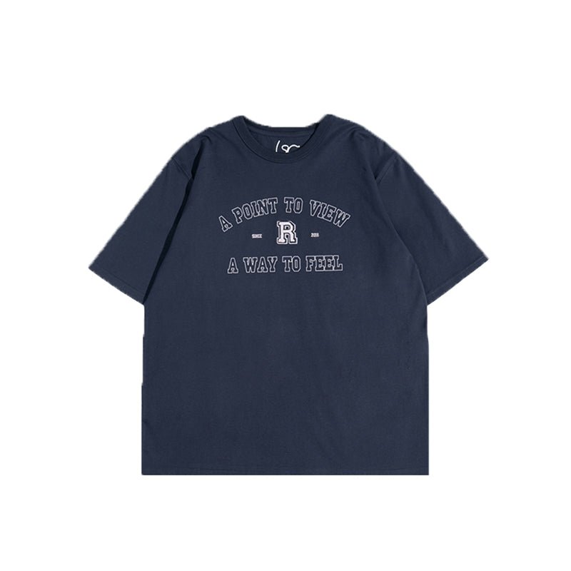 LOOSE ROUND NECK SHORT SLEEVE T-SHIRT L05042
