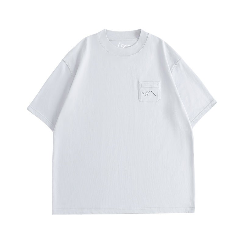 LOOSE ROUND NECK SHORT SLEEVE T-SHIRT L66312