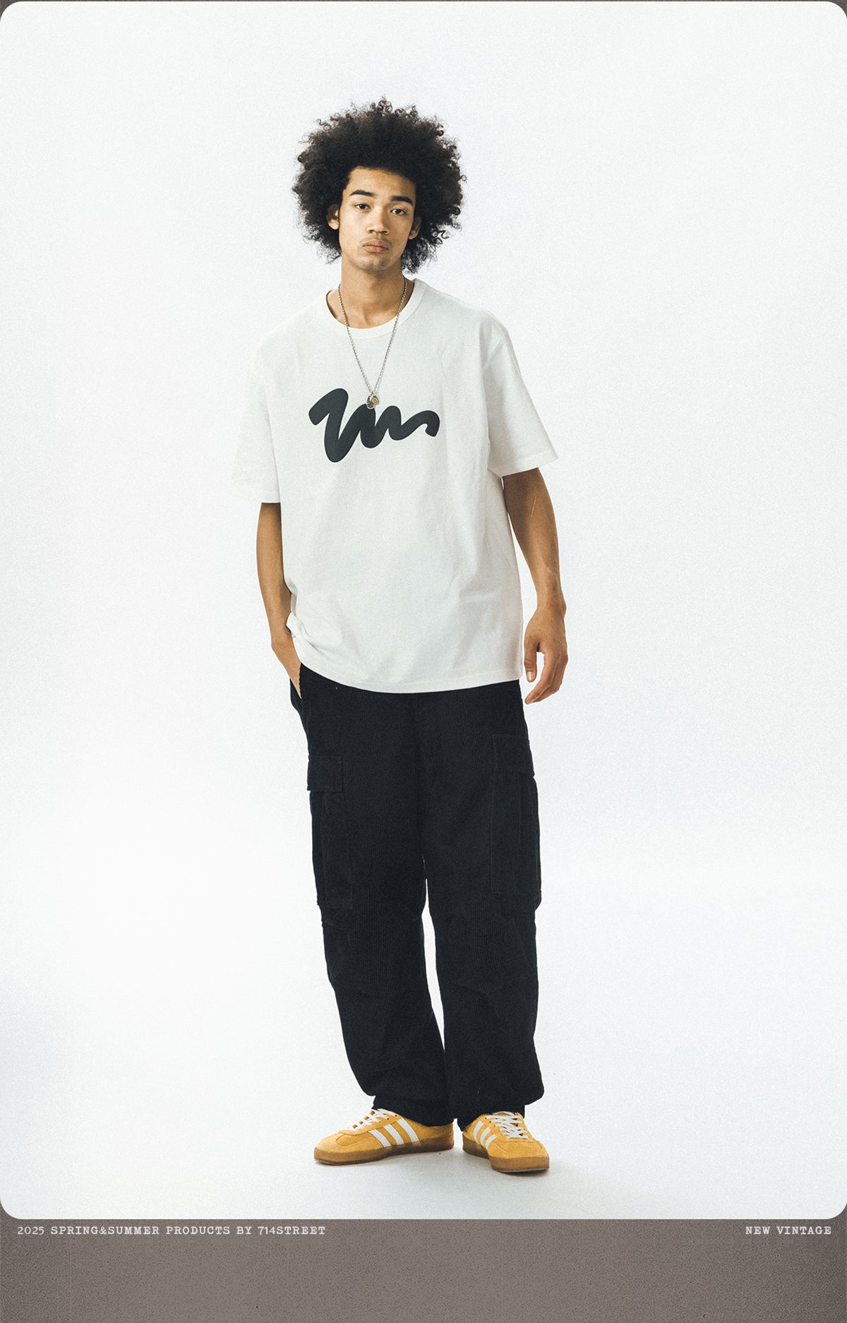 ブランドプリント半袖Tシャツ S050115