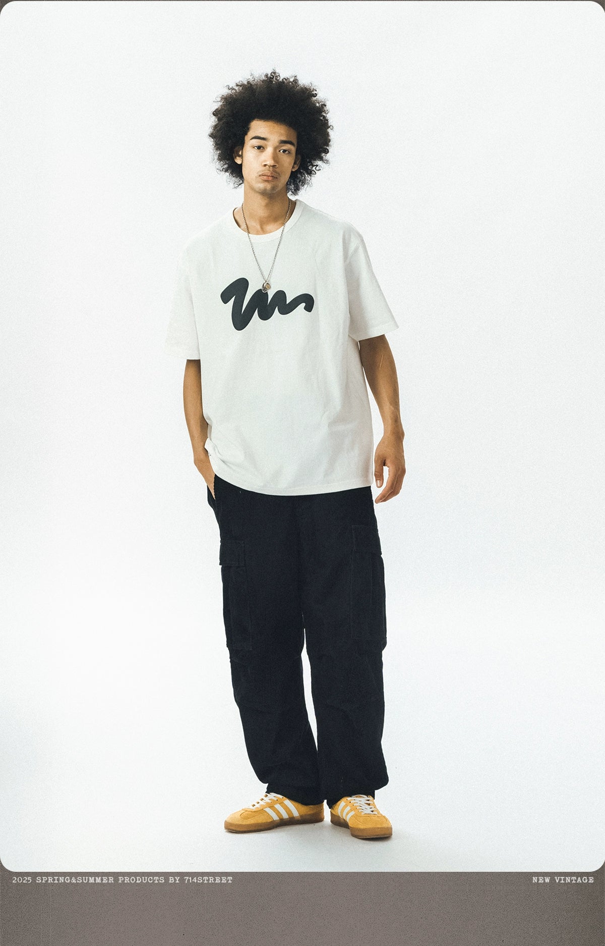 ブランドプリント半袖Tシャツ S050115