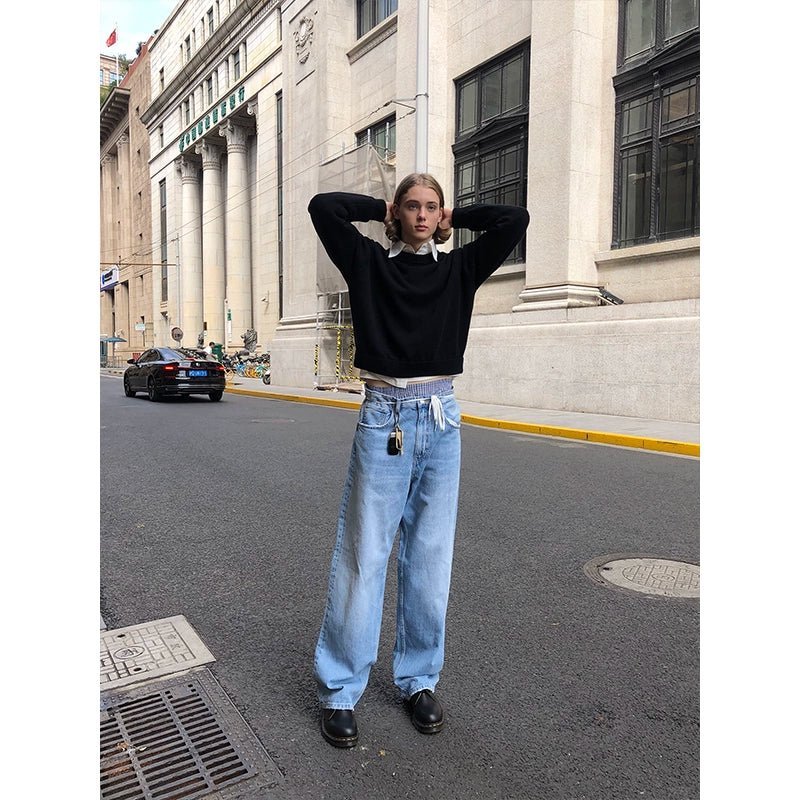 アメリカンヴィンテージシンプルcleanfitショートクルーネック C38381