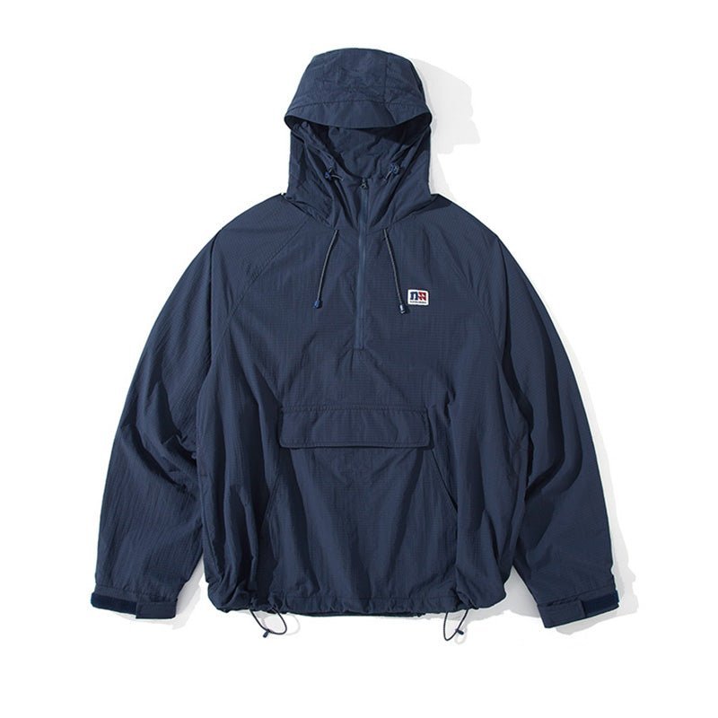 HALF OPEN COLLAR HOODED JACKET UPF50+ N22257