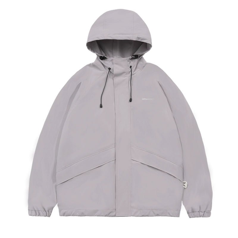 WINDPROOF WATERPROOF HOODED PERFORATED JACKET B57432