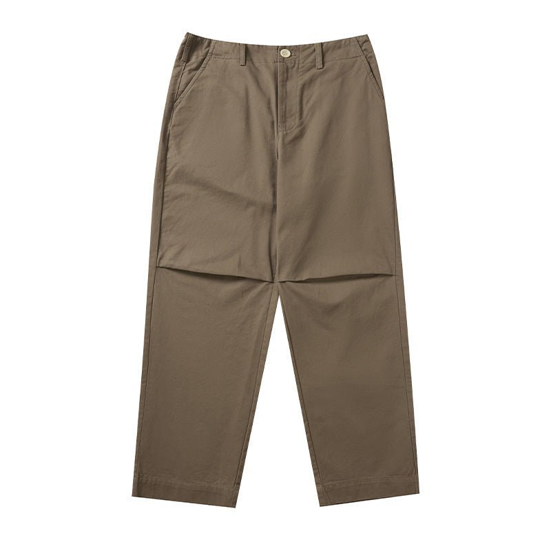 KNEE-PLEATED WASHED PANTS N00332