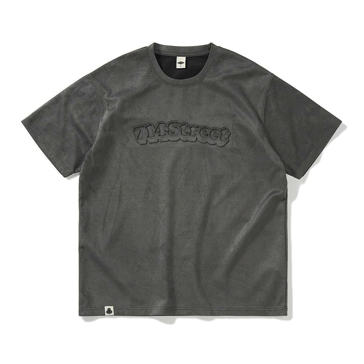 イミテーションスエード半袖Tシャツ S050123