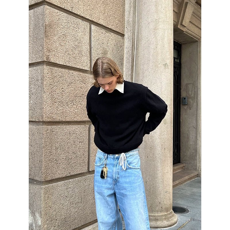 アメリカンヴィンテージシンプルcleanfitショートクルーネック C38381
