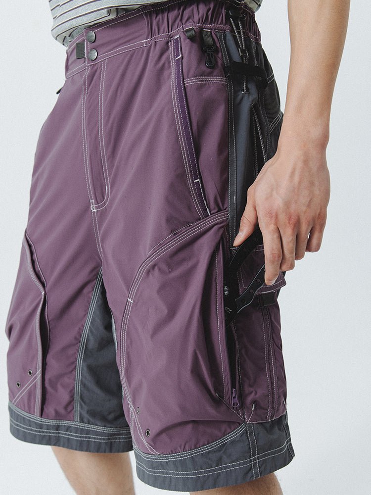 UTODOOR COLOR-BLOCKING WORK SHORTS N99021