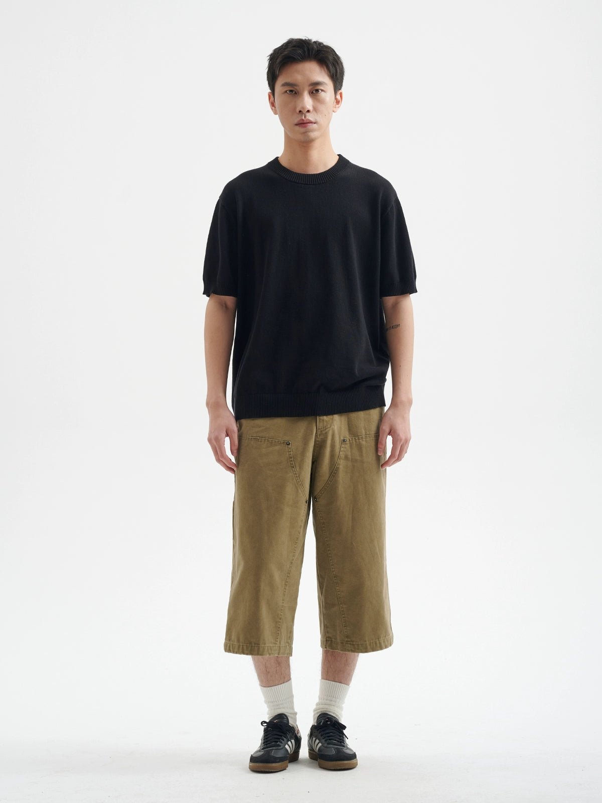 クロップド ルーズシルエット ショートパンツ B042513
