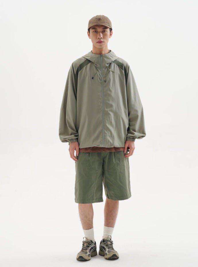 UPF50+日焼け止めスキン服フード付きジャケット B06246