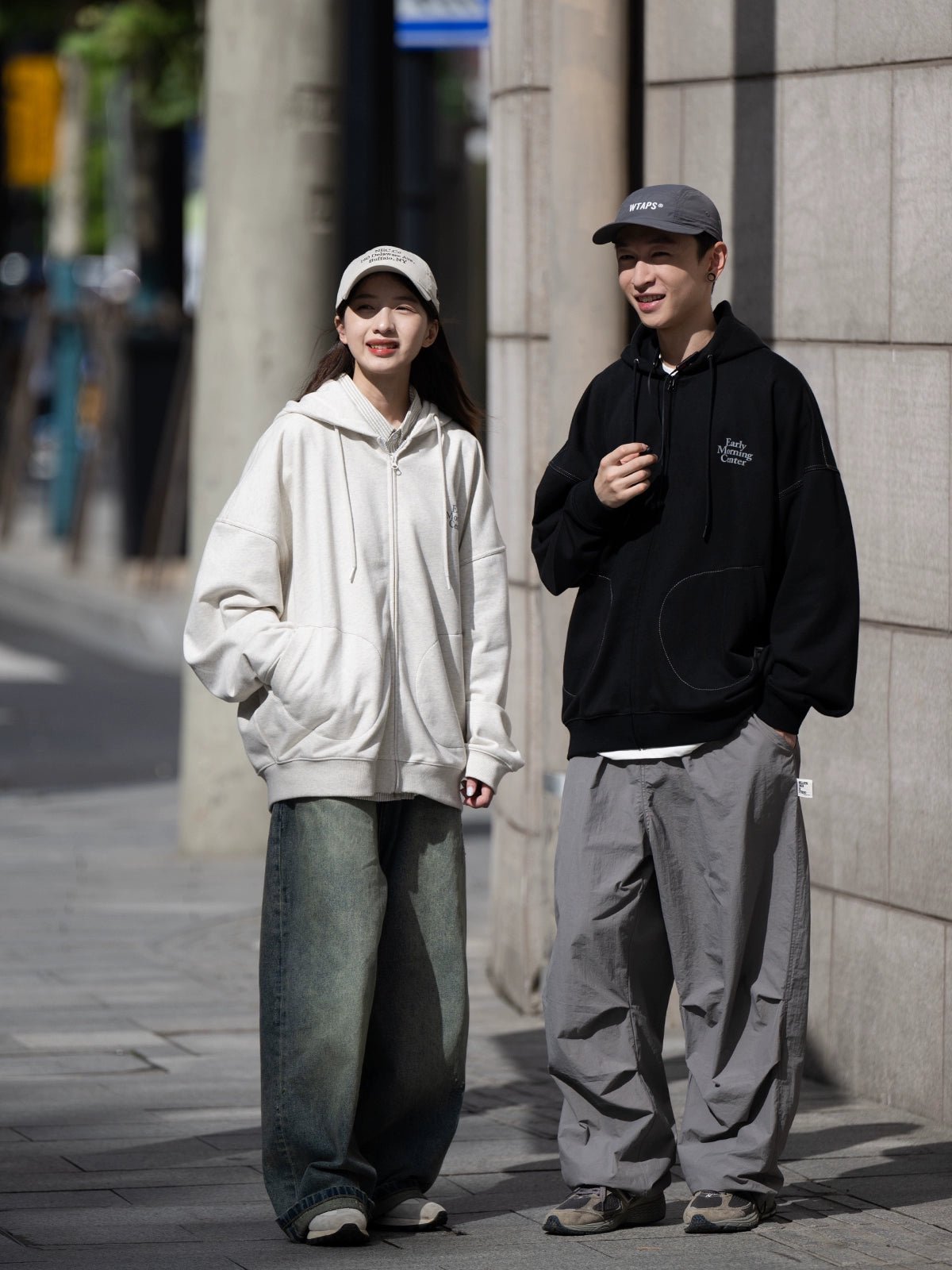 HEAVY FLEECE SWEAT ZIP HOODIE B77655