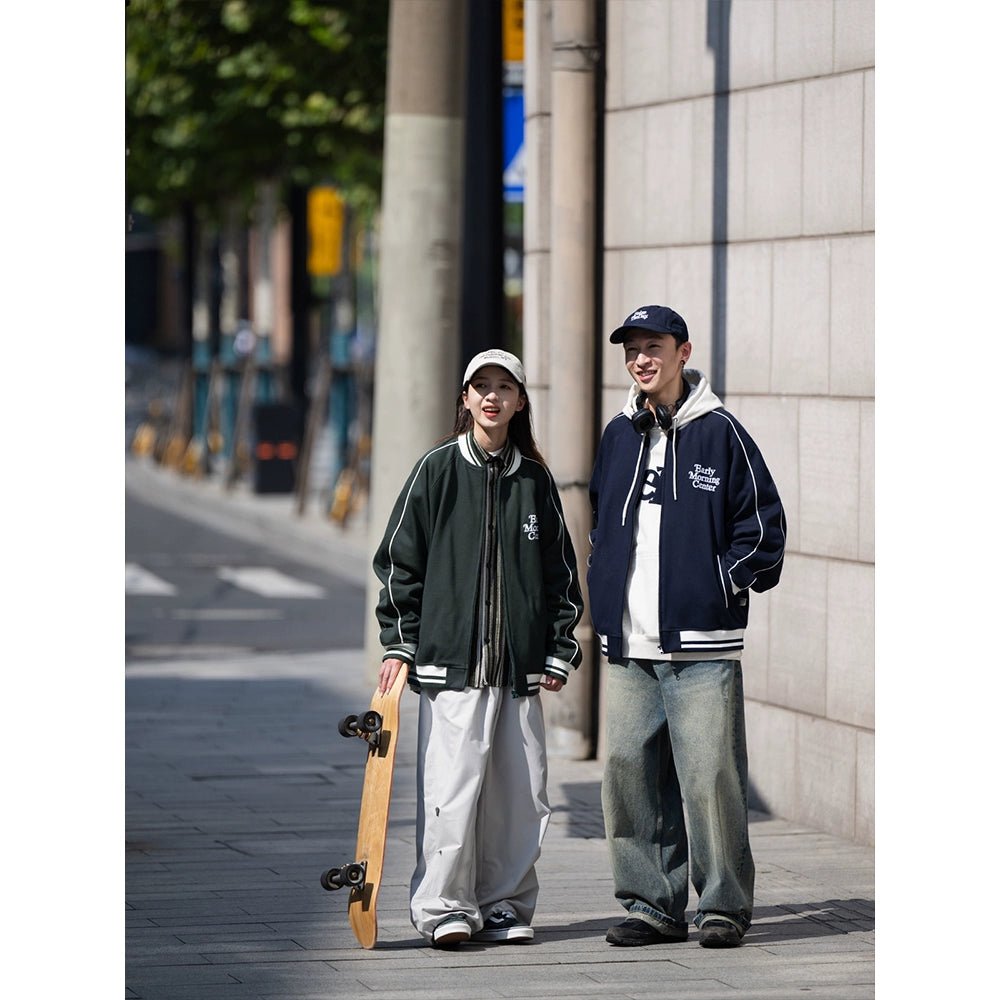 EMBROIDERED BASEBALL JACKET B92734