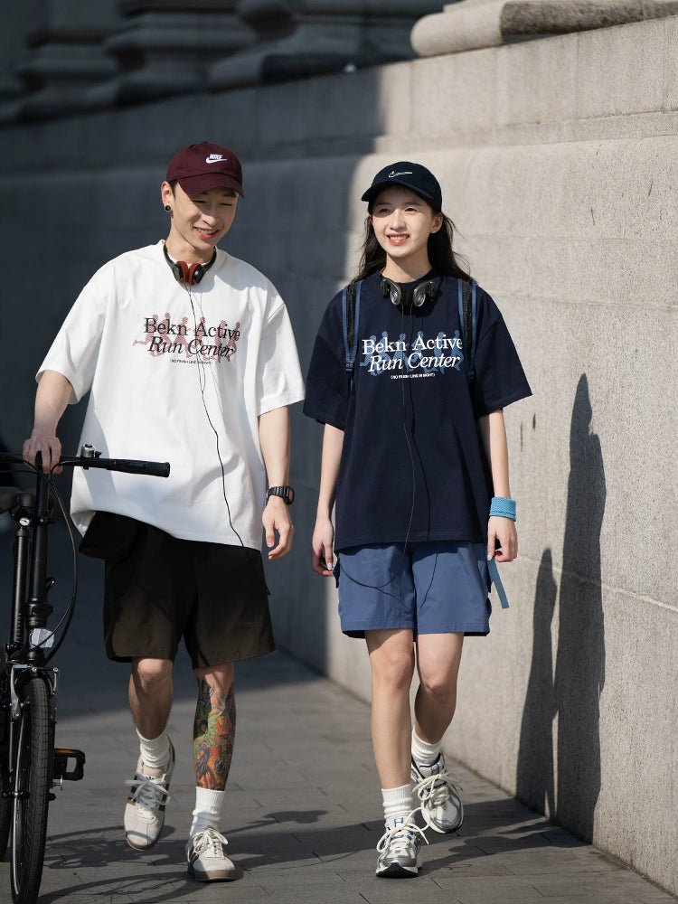 ソロナレトロスポーツランニング半袖Tシャツ B042815
