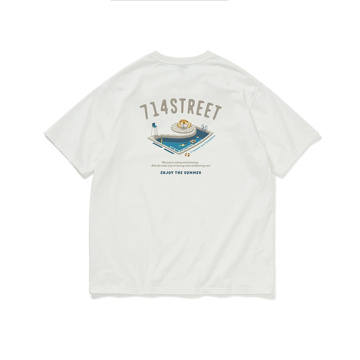 ヘビー260gプールプリントコットン半袖Tシャツ S050124